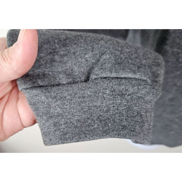 Disney Mickey Mouse Womens Charcoal Gray Crewneck Sweatshirt Size Large Chenille - Picture 6 of 10